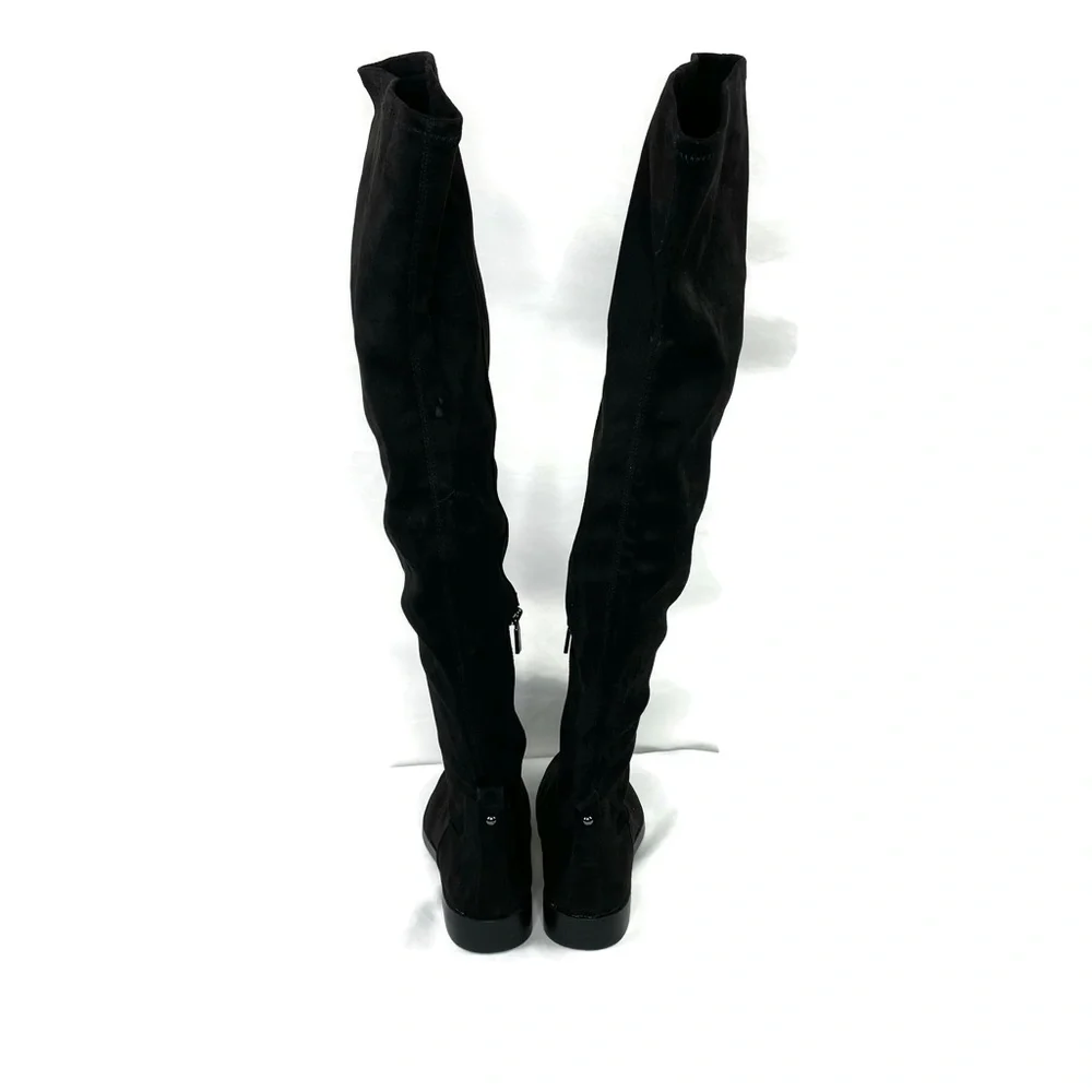 Kenneth Cole Reaction Windy-Y Over The Knee Stretch Boot Black Suede NWOT 7M - Picture 7 of 10